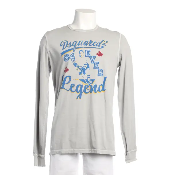 Long Sleeve Shirt in Multicolored, Cotton, Dsquared