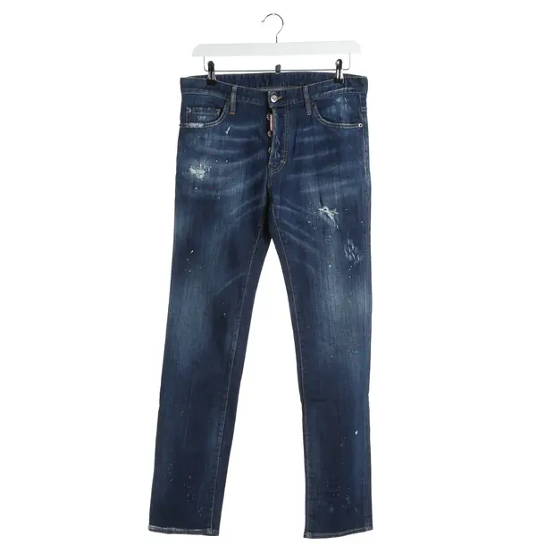 Straight Fit Jeans in Blue, Cotton, Dsquared