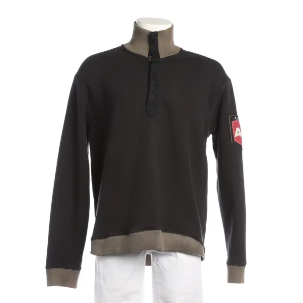 Sweatshirt in Grau, Baumwolle, Armani Jeans