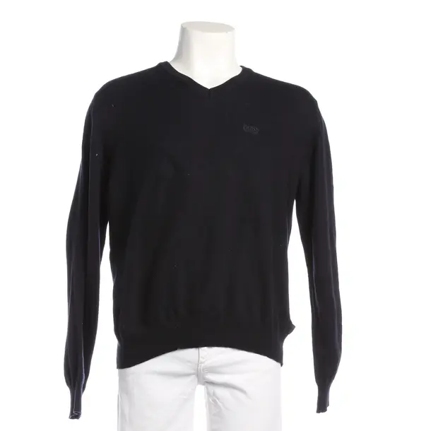 Jumper in Blue, Cotton, Hugo Boss