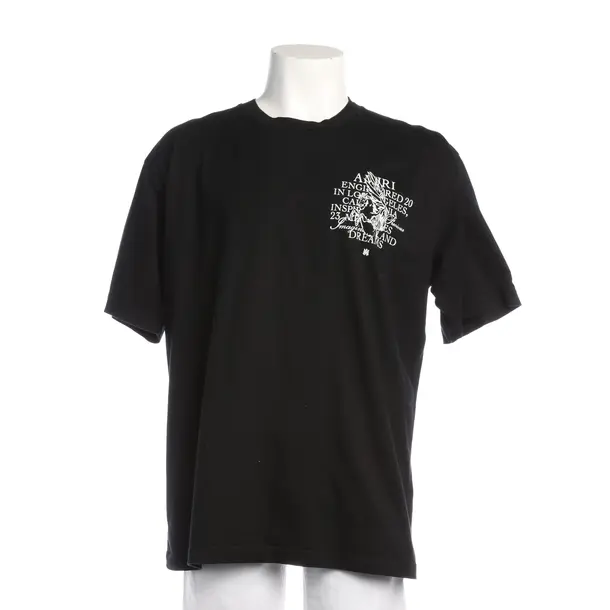 T-Shirt in Schwarz, Baumwolle, Amiri