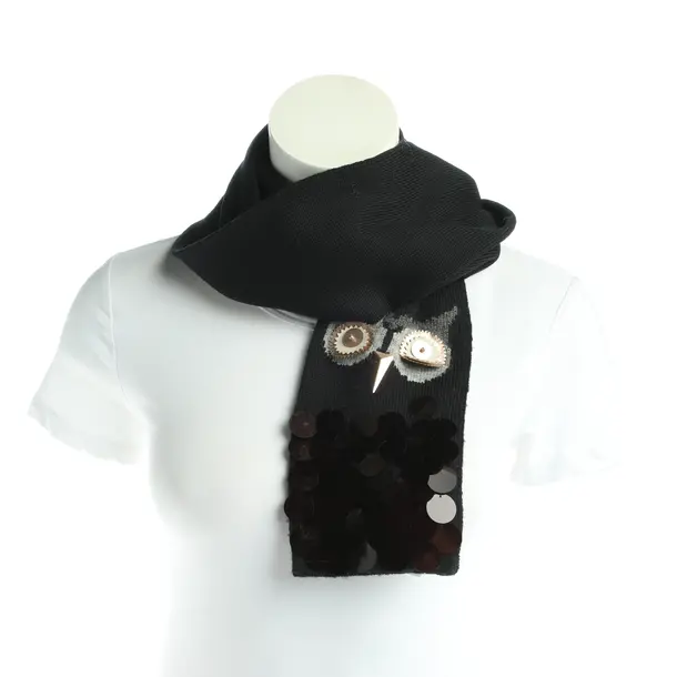Scarf in Black, Cotton, Kate Spade New York