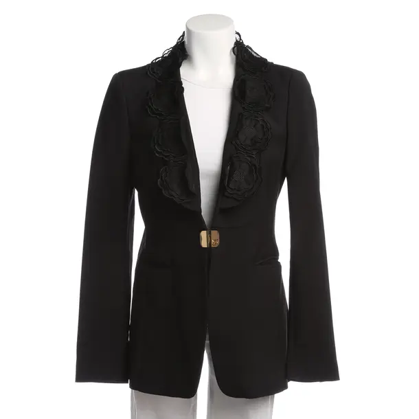 Blazer in Schwarz, Baumwolle, Roberto Cavalli
