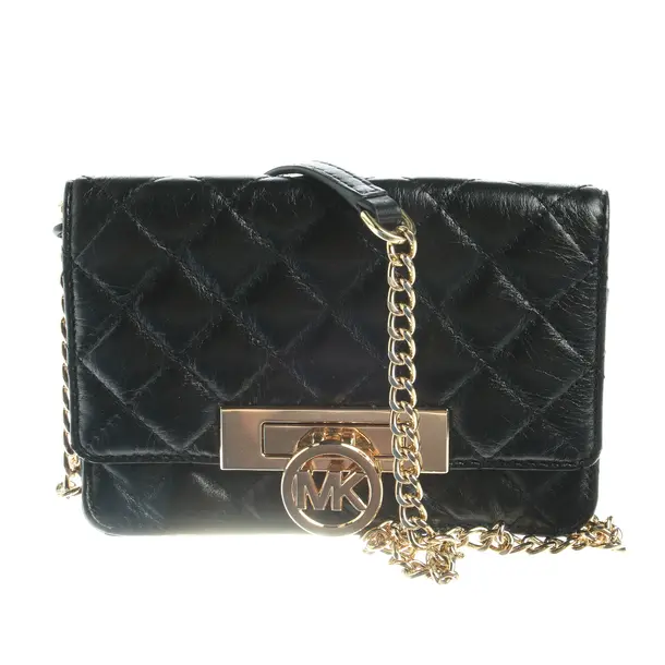 Shoulder Bag in Black, Leather, Michael Kors