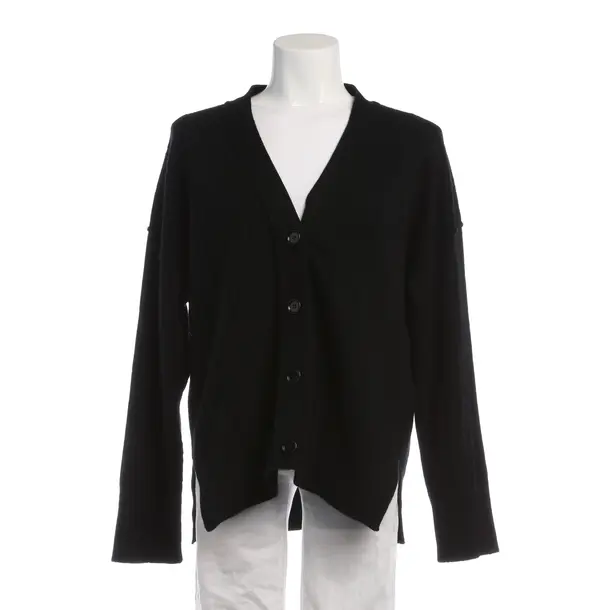 Strickjacke in Schwarz, Wolle, Allude