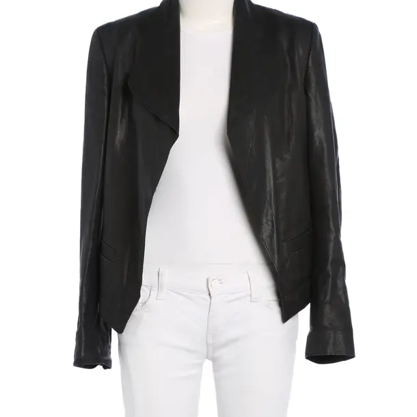 LeatherJacket in Black, Leather, Strenesse