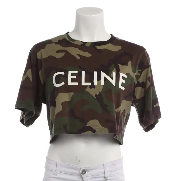 Shirt in Mehrfarbig, Baumwolle, Céline