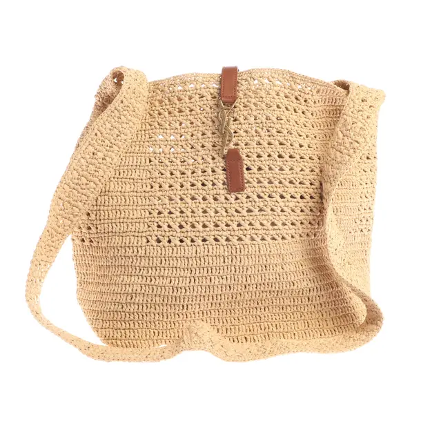 Borsa a cinture a tracolla, in Beige, Paglia, Saint Laurent