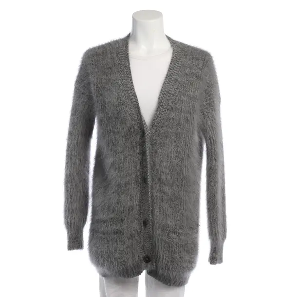 Cardigan in Gray, Wool, Roberto Collina