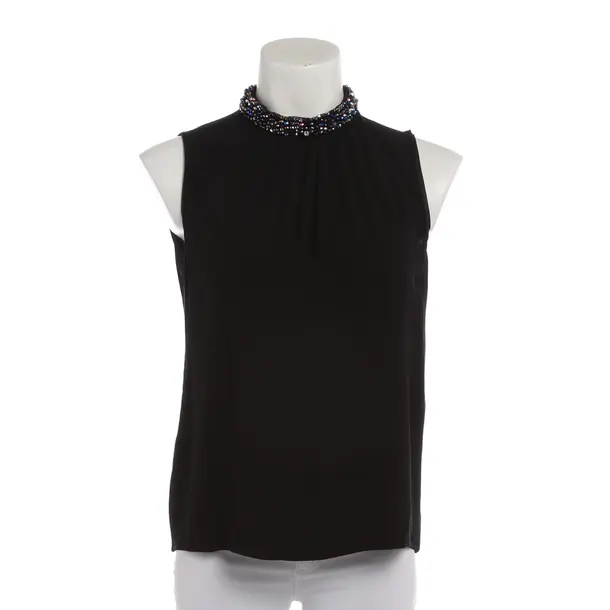 Top in Schwarz, Acetat, Sandro