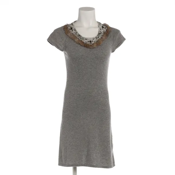 Kleid in Grau, Kaschmir, Princess goes Hollywood