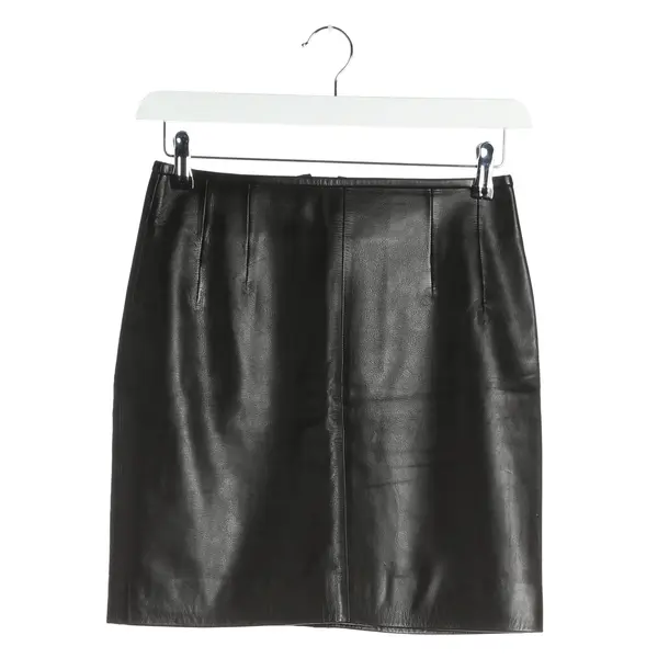 Rock in Schwarz, Leder, Marc Cain