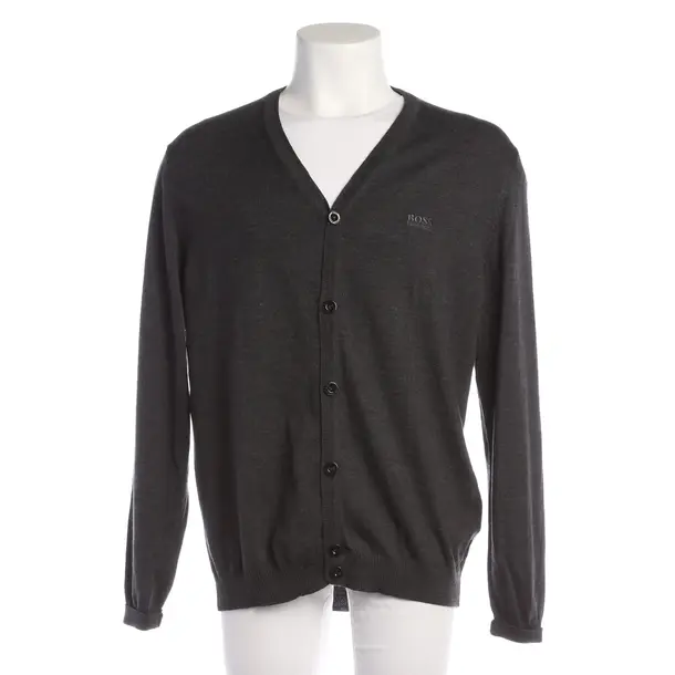 Cardigan in Gray, Wool, Hugo Boss Black Label