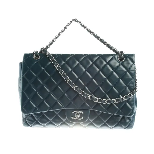 Shoulder Bag in Blue, Leather, Chanel