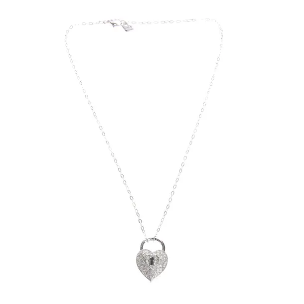 Necklace in Metallic, Metal (metallic, metallized), Swarovski