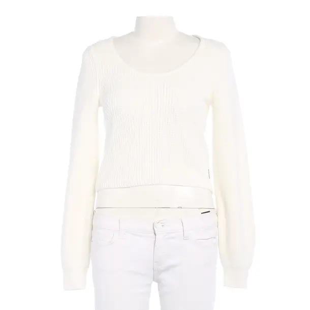 Jumper in White, Cotton, Hugo Boss Red Label