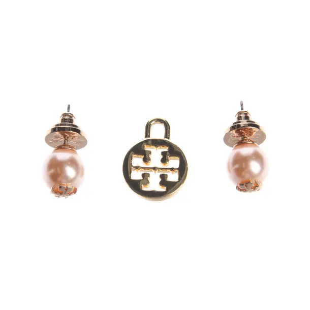 Schmuckset in Metallic, Metall (metallisch, metallisiert), Tory Burch