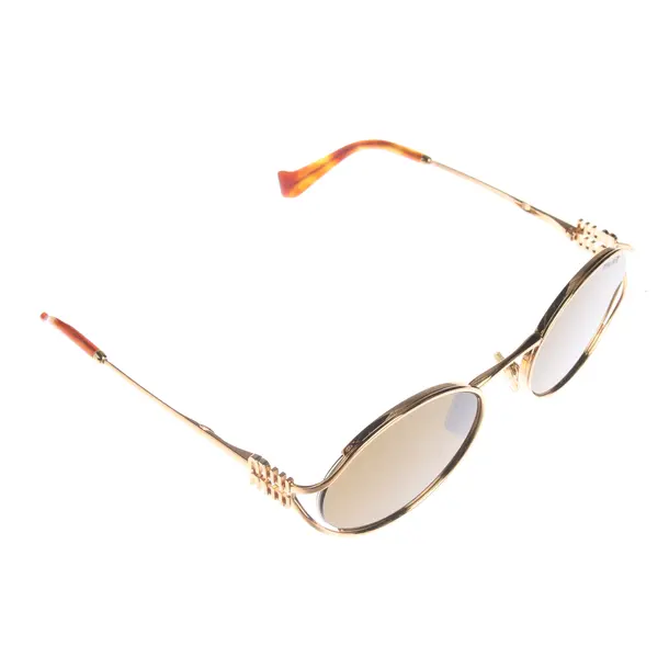Sunglasses in Metallic, Synthetic / Metal, Miu Miu