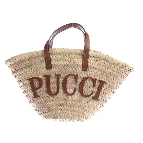 Handtasche in Mehrfarbig, Stroh, Emilio Pucci