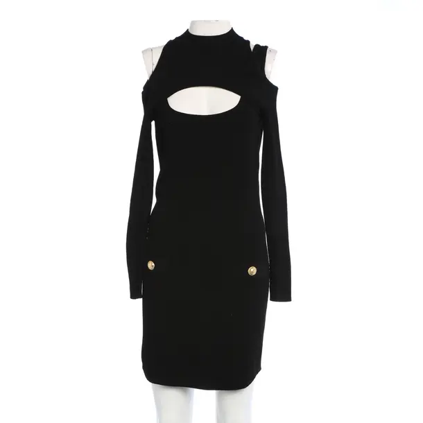 Cocktailkleid in Schwarz, Viskose, Balmain