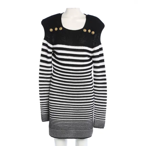 Kleid in Schwarz, Baumwolle, Balmain