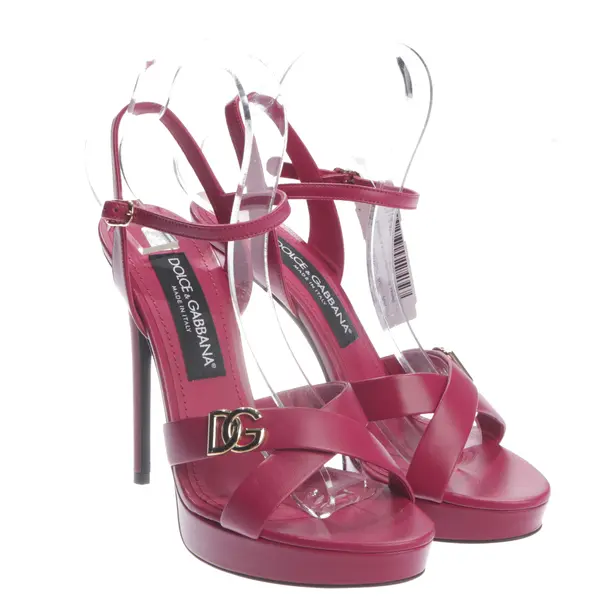 Heeled Sandals in Pink, , Dolce & Gabbana