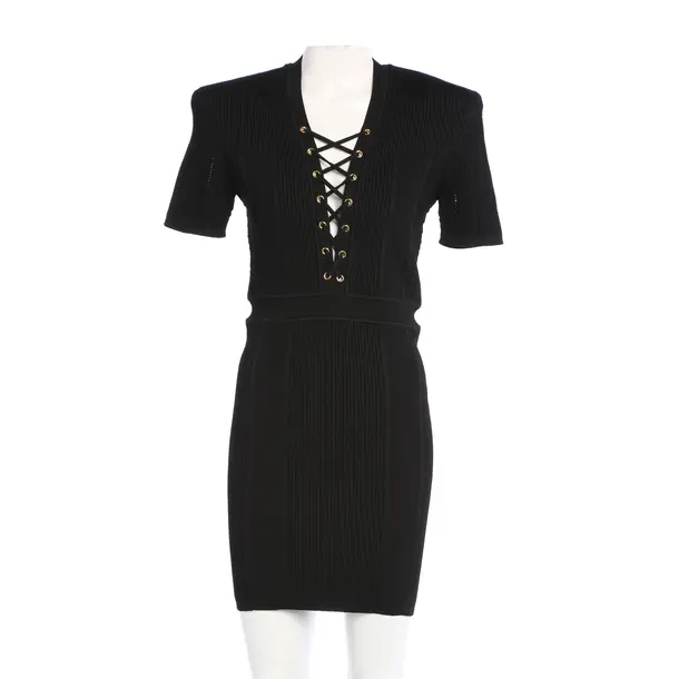 Kleid in Schwarz, Baumwolle, Balmain