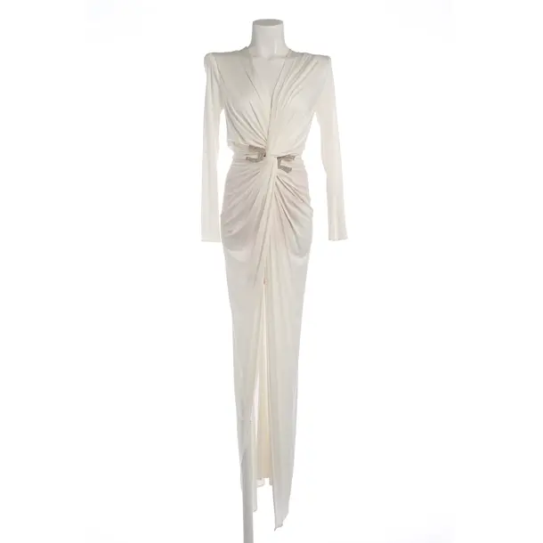 Cocktail Dress in White, Polyester, Elisabetta Franchi