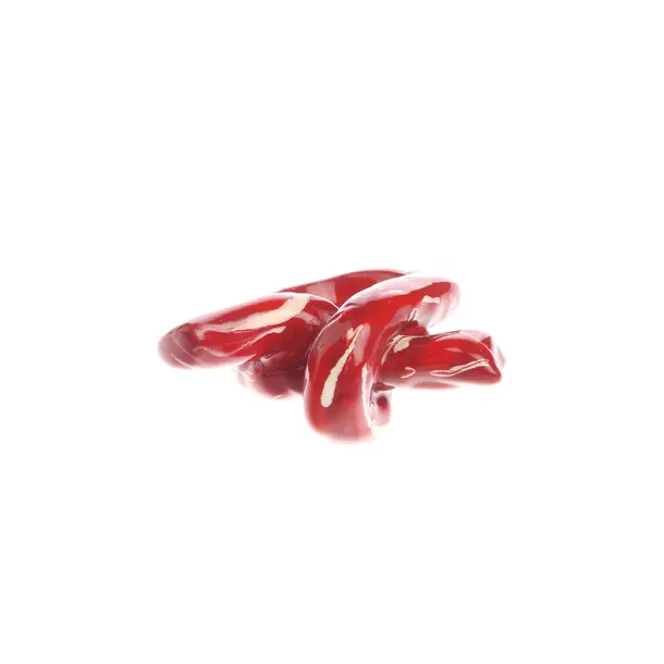 Ring in Red, Metal (metallic, metallized), Acne Studios