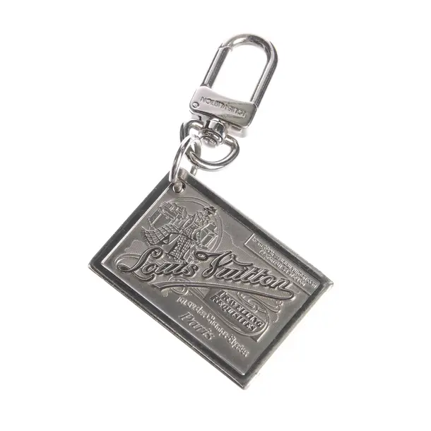Keyring in Metallic, Metal (metallic, metallised), Louis Vuitton