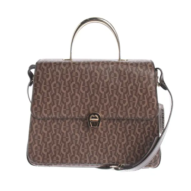 Handtasche in Braun, Leder, Aigner