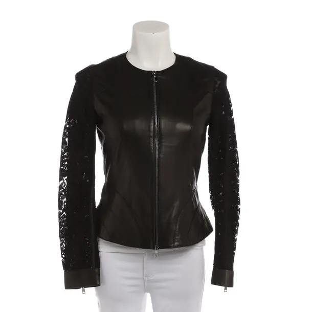 Lederjacke in Schwarz, Leder, Marc Cain