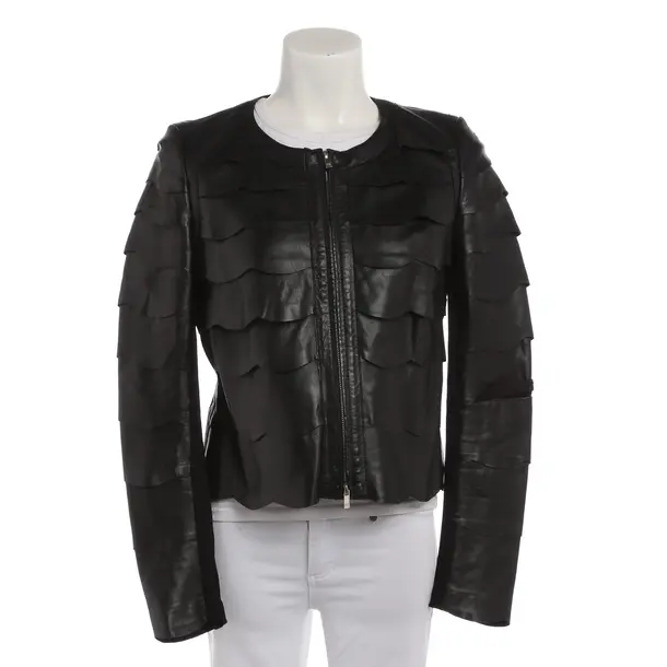 Lederjacke in Schwarz, Leder, Riani