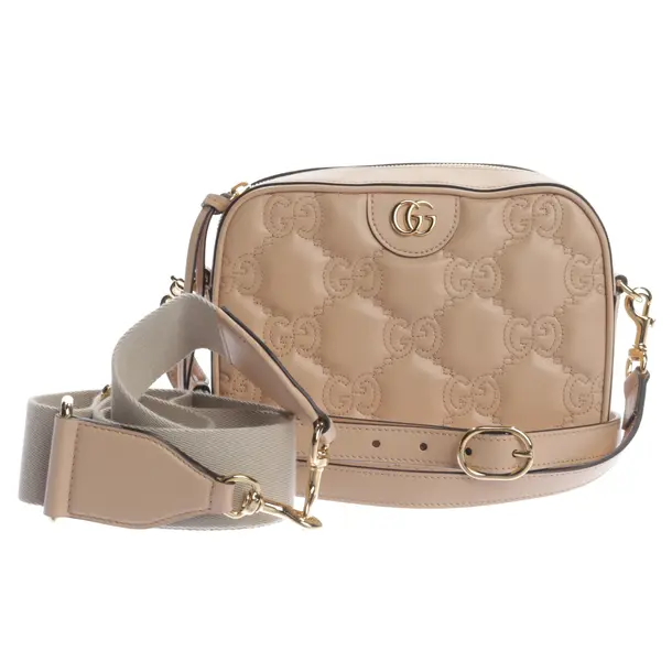 Schultertasche in Orange, Leder, Gucci