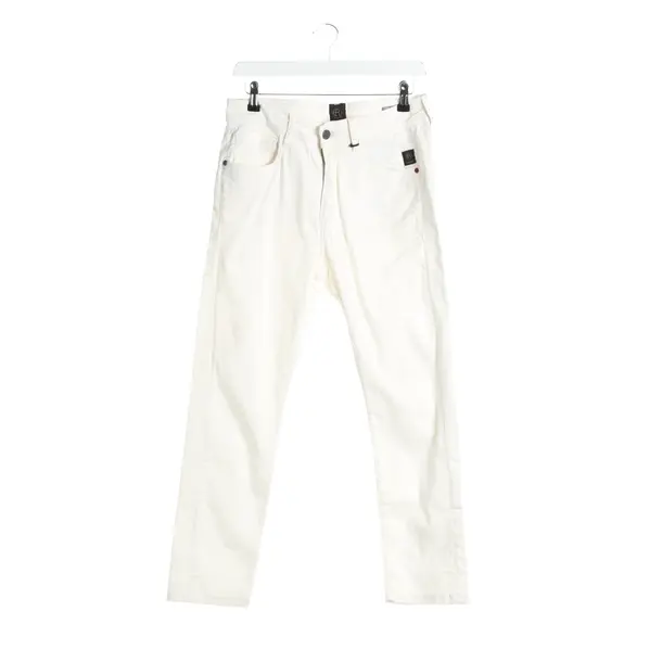 Pants in White, Cotton, Elias Rumelis