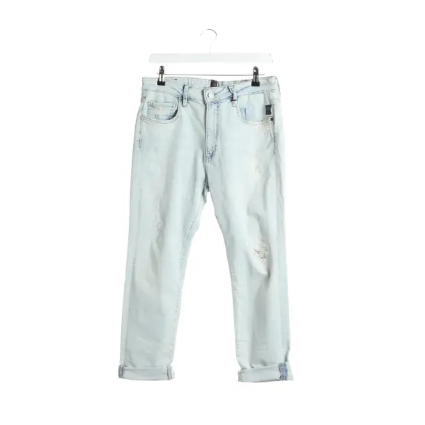 Straight Fit Jeans in Blue, Cotton, Elias Rumelis