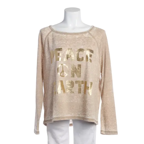 Long Sleeve Shirt in Brown, Cotton, Grace
