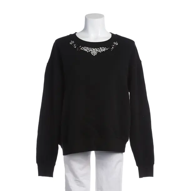 Felpa, in Nero, Cotone, Grazia