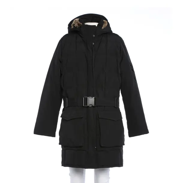 Winter Coat in Black, Cotton, Woolrich