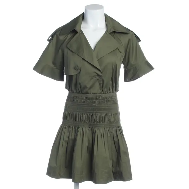 Dress in Green, Cotton, self-portrait