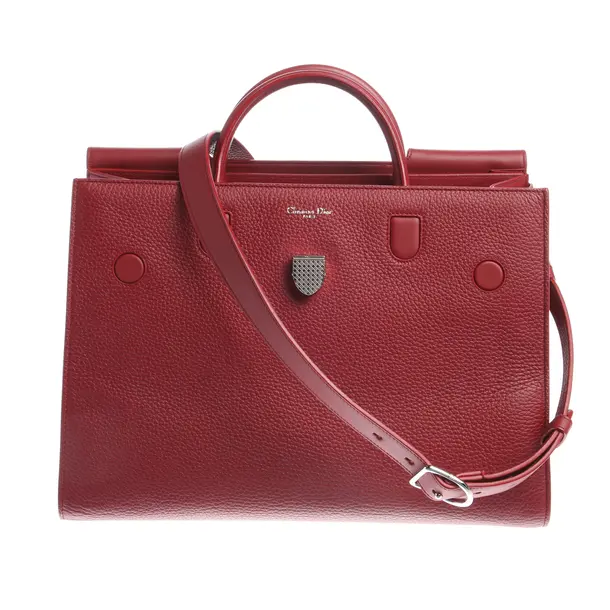 Handbag in Red, Leather, Dior