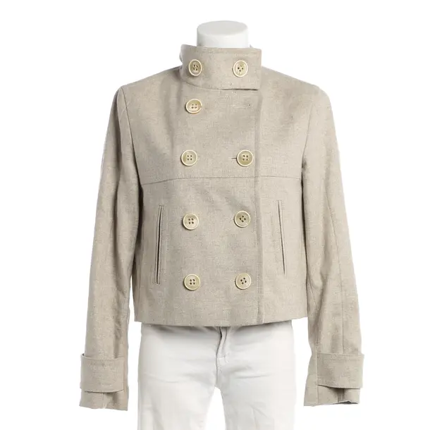 Mid-Season Jacket, in Beige, Wool, Windsor
