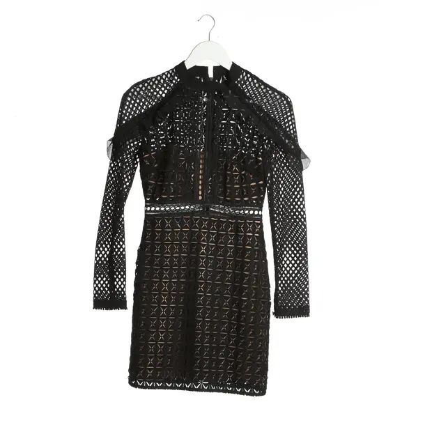 Cocktail Dress in Black, Polyester, self-portrait
