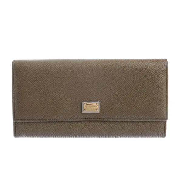 Wallet in Brown, Leather, Dolce & Gabbana
