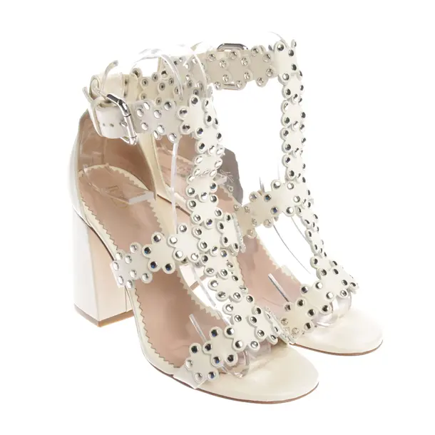 Heeled Sandals in White, , Red Valentino