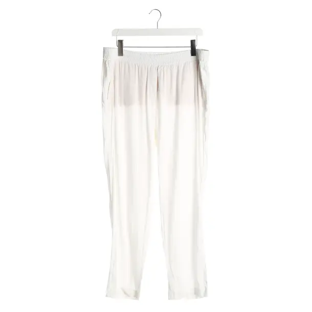 Pants, in White, Linen, Marc Cain