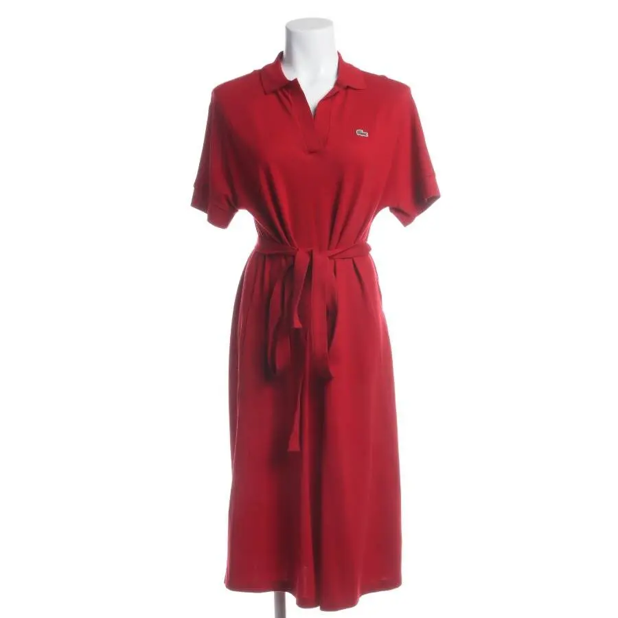 Lacoste Dress Size S in Red