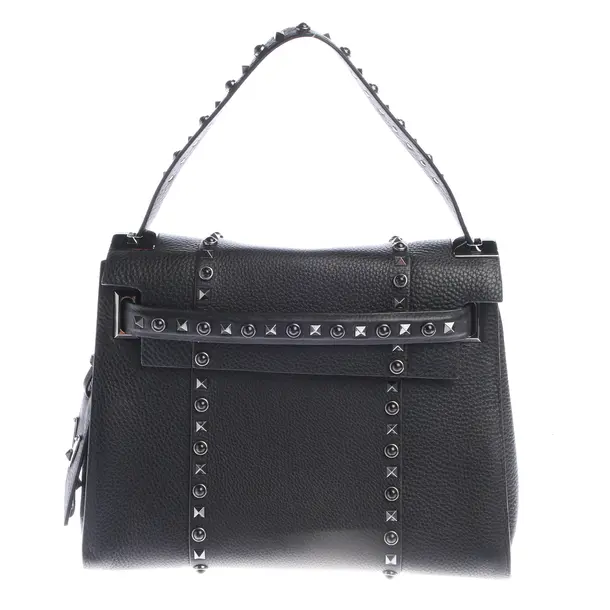 Handtasche in Schwarz, Leder, Valentino