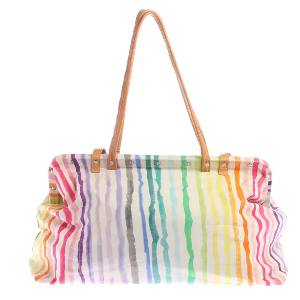 Shopper Bag in Multicolored, Cotton, Faliero Sarti