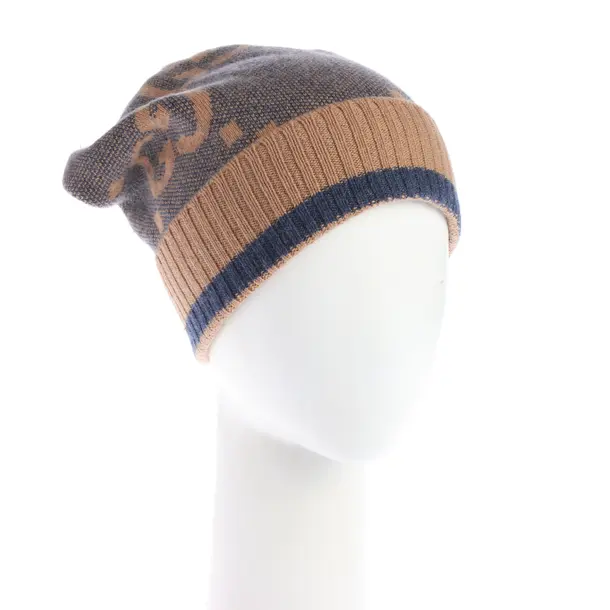Mütze in Blau, Kaschmir, Gucci